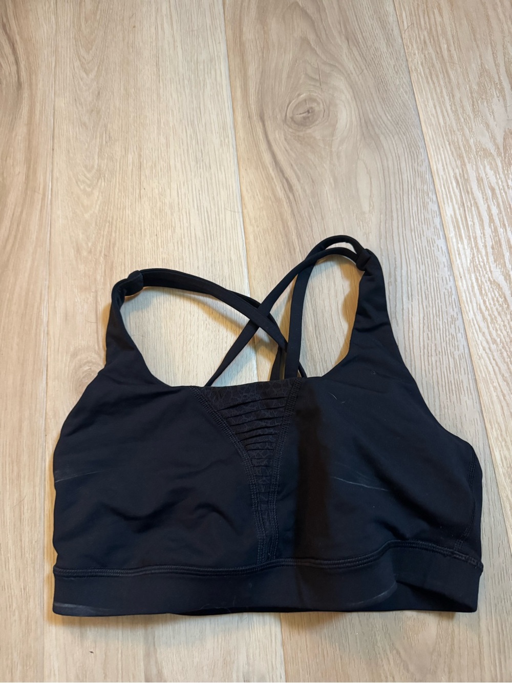 lululemon athletica Black Strappy Sports Bra